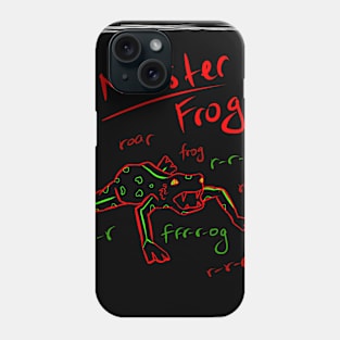 Cool angry frog Phone Case