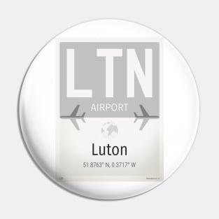 LTN Luton airport Pin