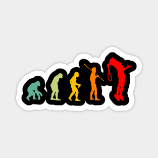 Evolution Tennisman idee cadeau Homme Magnet