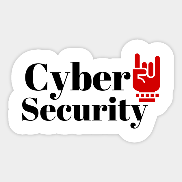 Cyber Security - Cyber Security - Sticker | TeePublic