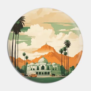 Coimbatore India Vintage Tourism Travel Pin