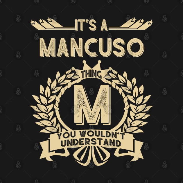 Mancuso by Ban Guns Not Books- Typography fullcolor
