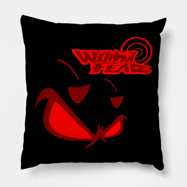 (The Man) Without Fear Pillow by GoodIdeaRyan