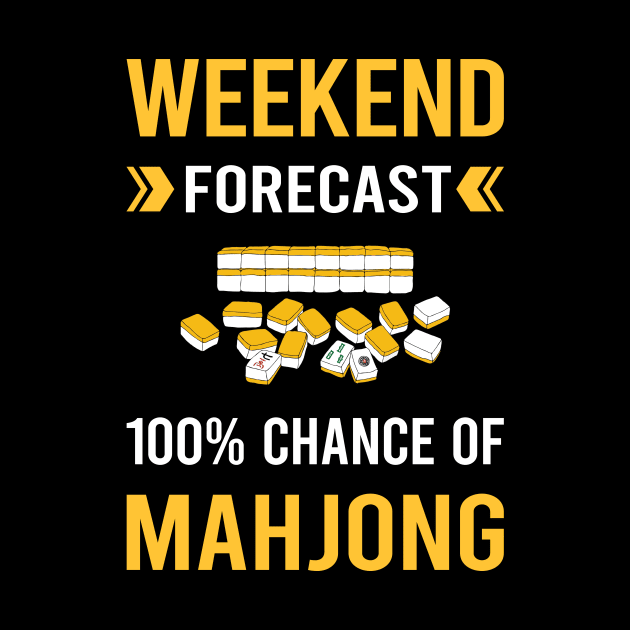 Weekend Forecast Mahjong Majong Mah Jong Mah Jongg by Good Day