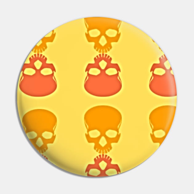 Skull Reflection Pin by Alemway