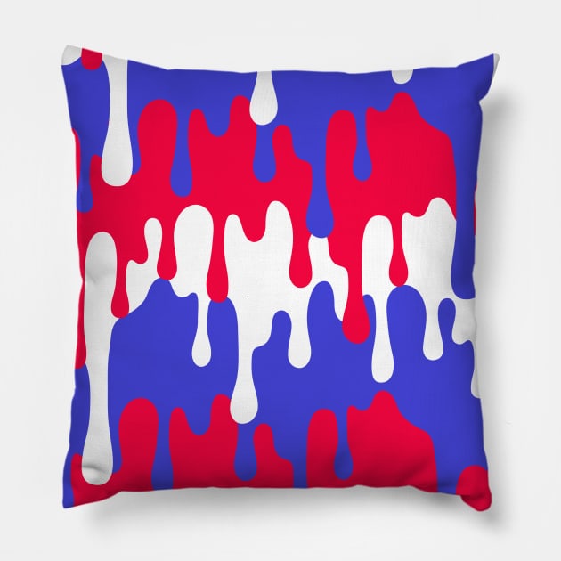 Red, White and Blue Pillow by HelenDesigns