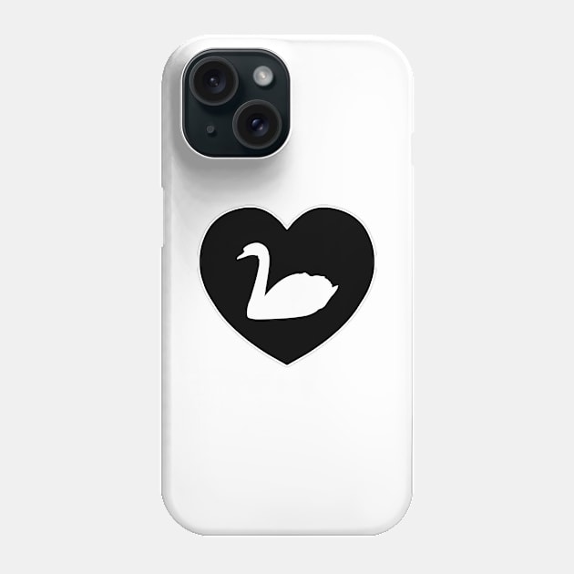 Swan Love | I Heart... Phone Case by gillianembers