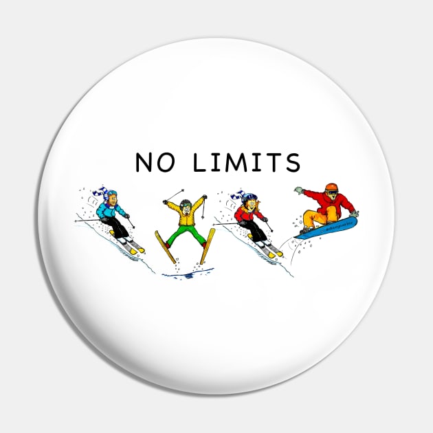 No limits skiers Pin by dizzycat-biz