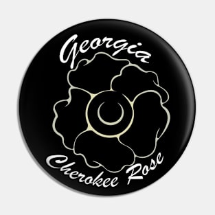 Georgia - Cherokee Rose Pin