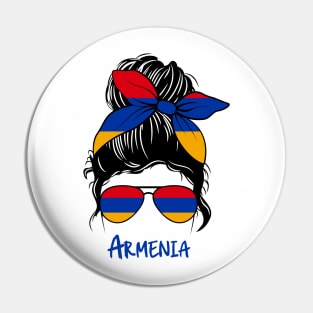 Armenia girl, Proud Flag, Armenia gift heritage, Armenian girlFriend Pin