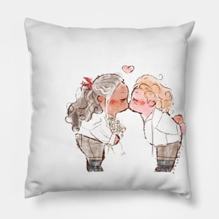 smoochie woochie woo Pillow