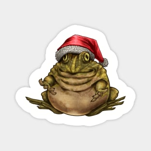 Christmas Frog Magnet