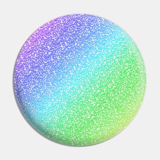 Rainbow sparkle gradient Pin