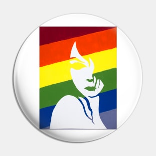 Gay Pride Profile Pin