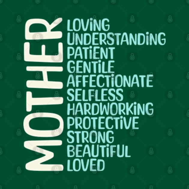 MOTHER Meaning Shirt I Love Mom Mothers Day by Shopinno Shirts