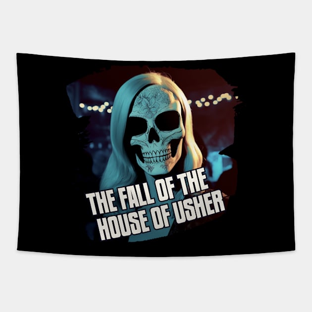 THE FALL OF THE HOUSE OF USHER Tapestry by Pixy Official