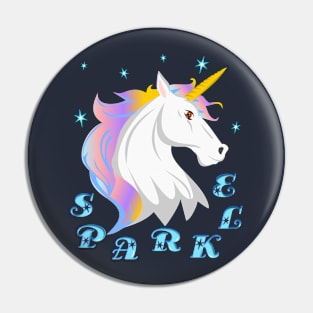 SPARKLE UNICORN Pin