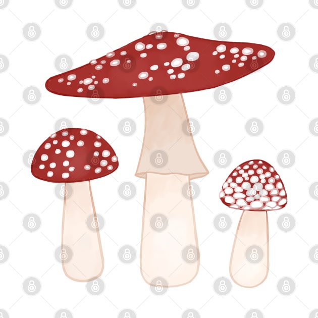 Amanita Mushroom by Snoozy