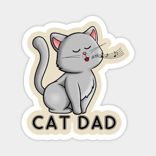 cat dad Magnet