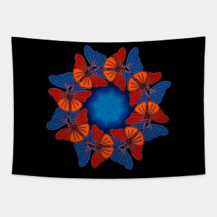 Butterfly mandala Tapestry