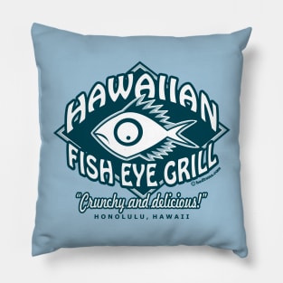The Hawaiian Fish Eye Grill Pillow