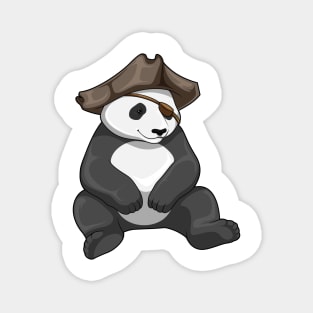 Panda Pirate Pirate hat Magnet