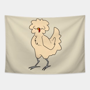 Buff Laced Polish Hen Chicken Tapestry