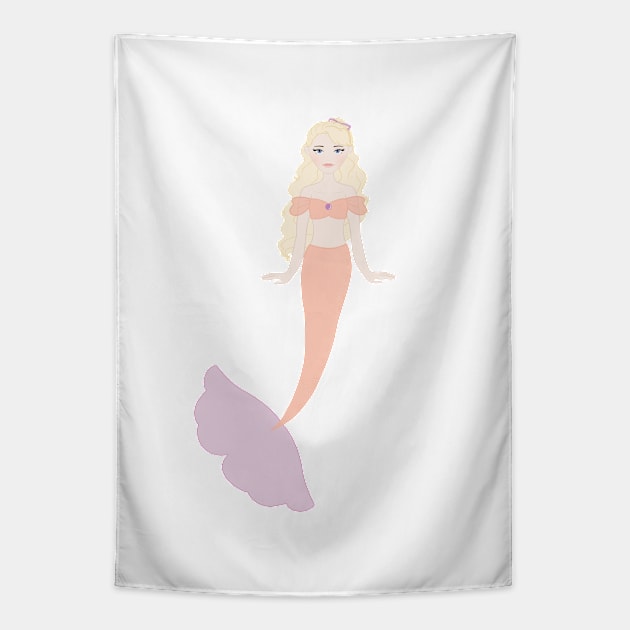 Mermaid 17 Tapestry by littlemoondance