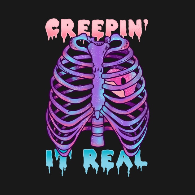 Creepin It Real I Creepy Cute Soft Grunge graphic by biNutz