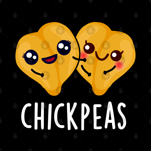 Chick Peas Cute Food Pun by punnybone