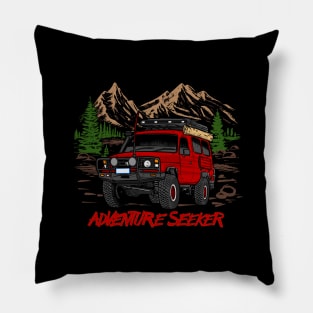 Land Cruiser Adventure Seeker- Red Pillow