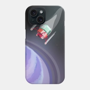 Lander heading for a Purple Planet Phone Case