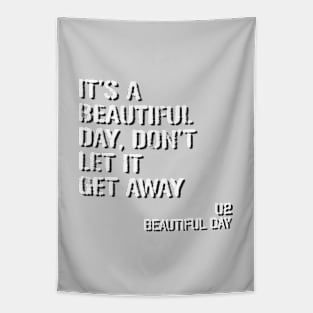 U2 - Beautiful day Tapestry