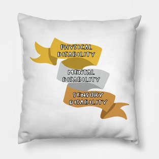 Disability pride Pillow