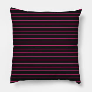 Pretty Simple Pink Stripes Pillow