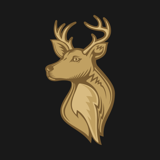 Deer Head by sifis