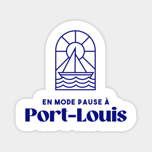 Port Louis in pause mode - Brittany Morbihan 56 BZH Sea Magnet