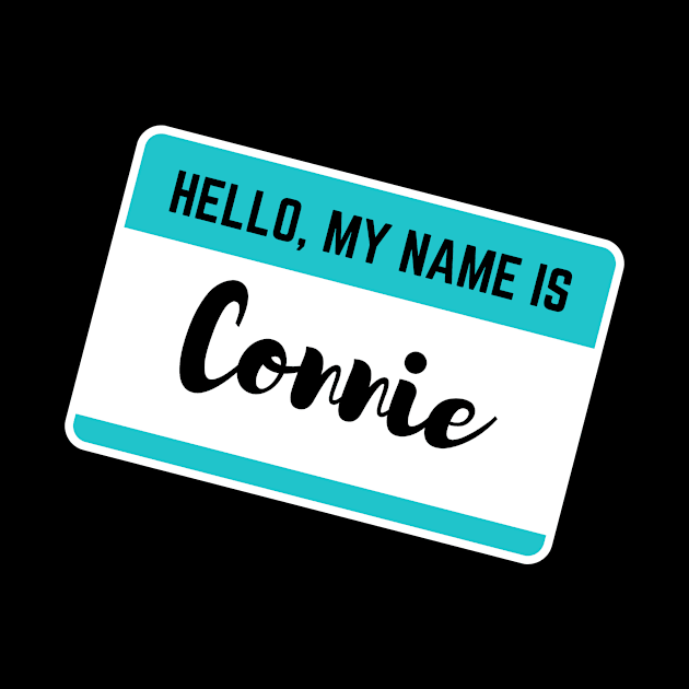 Hello My Name Is Connie by Word Minimalism