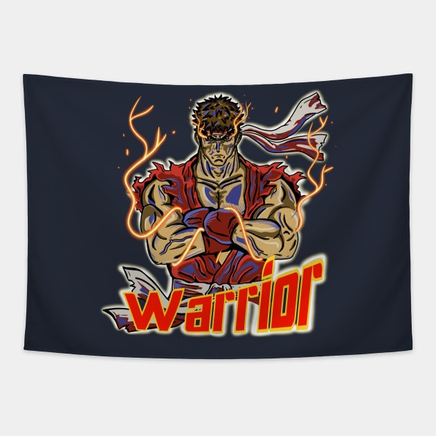 Super Power Warrior Tapestry by RiyanRizqi