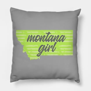 Montana Girl Pillow