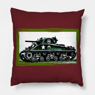 M4 Sherman Tank Pillow