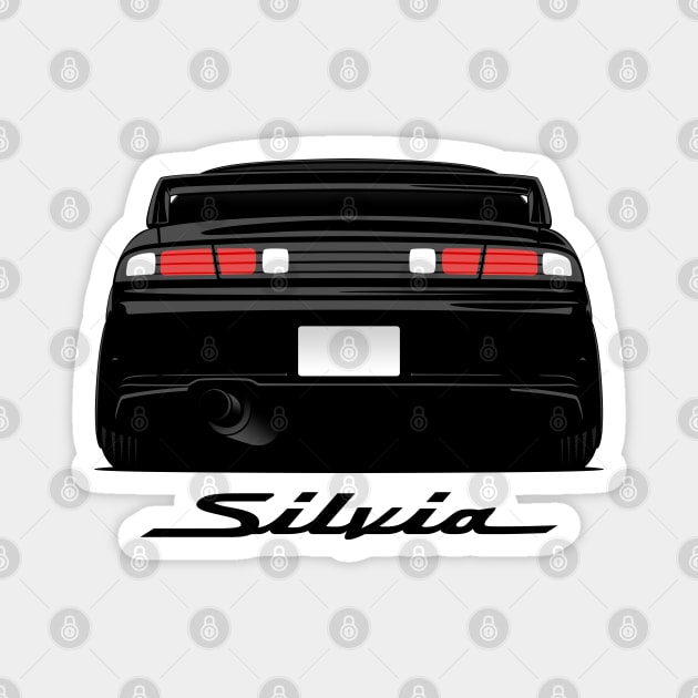 Nissan s14 automotive artwork Magnet by racingfactory