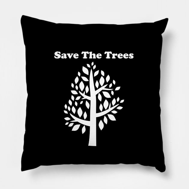 Save the trees Pillow by Aspita