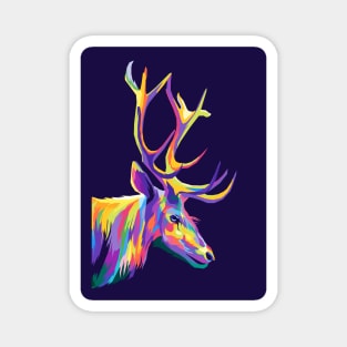 Deer Pop Art Magnet