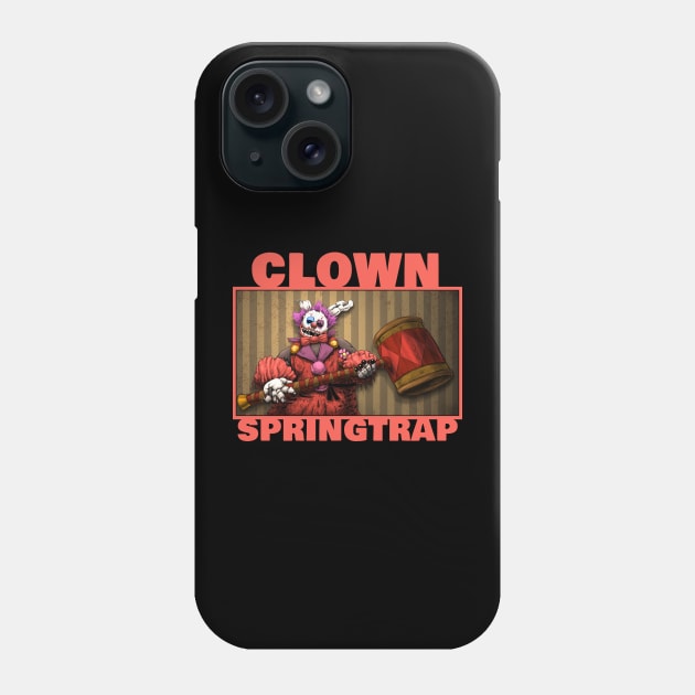 FNAF Clown Springtrap Phone Case by halegrafx