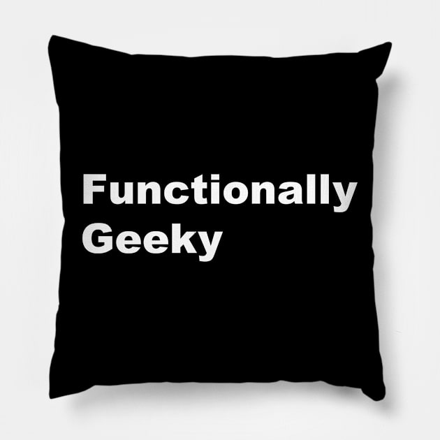 Functionally Geeky Pillow by Memory Valley Studios