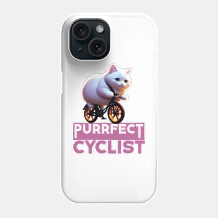 Just a Purrfect Cyclist Cat Phone Case