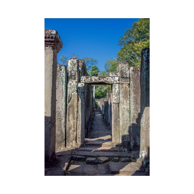 Passageway in Ruins, Bayon Temple by BrianPShaw