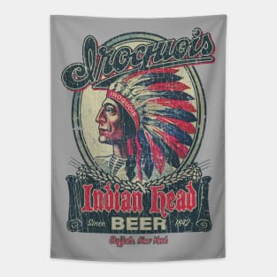 Iroquois Indian Head Beer 1842 Tapestry