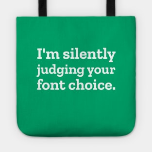 Funny Fonts Graphic Designer Tote